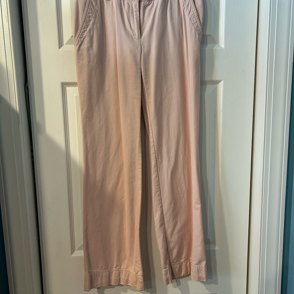 Ann Taylor Pink Wide Leg Pants